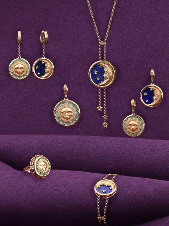 Подвеска из золота c лазуритом