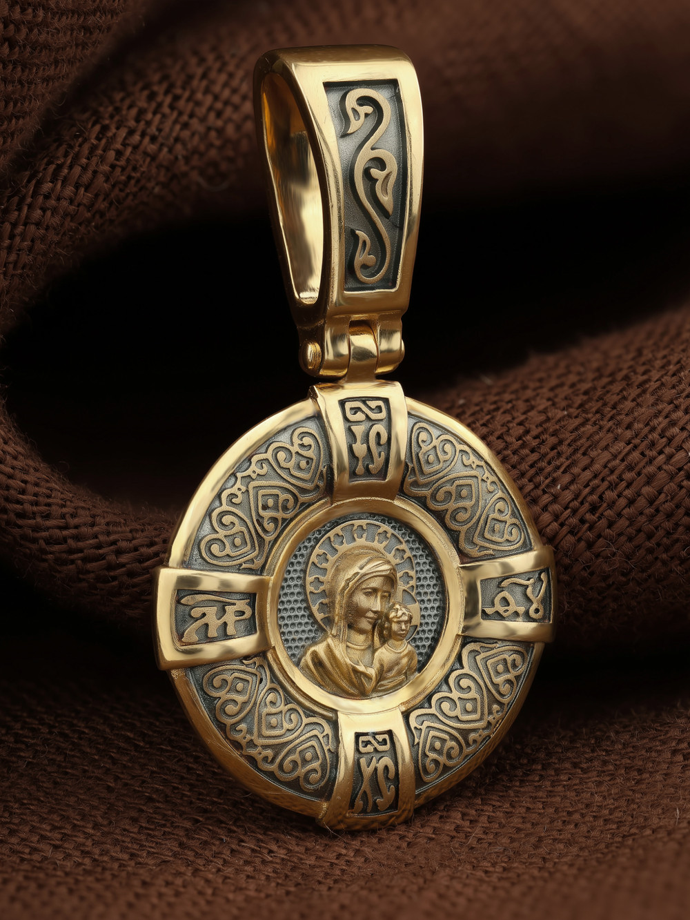 Образок из лимонного золота