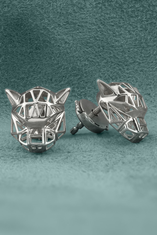 Серьги из белого золота