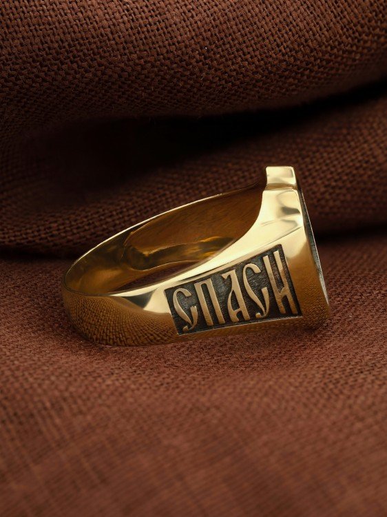 Кольцо из лимонного золота