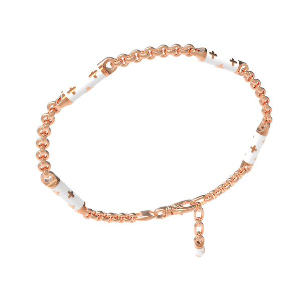 Браслет из золота c эмалью