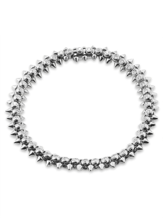 Браслет из белого золота c бриллиантами