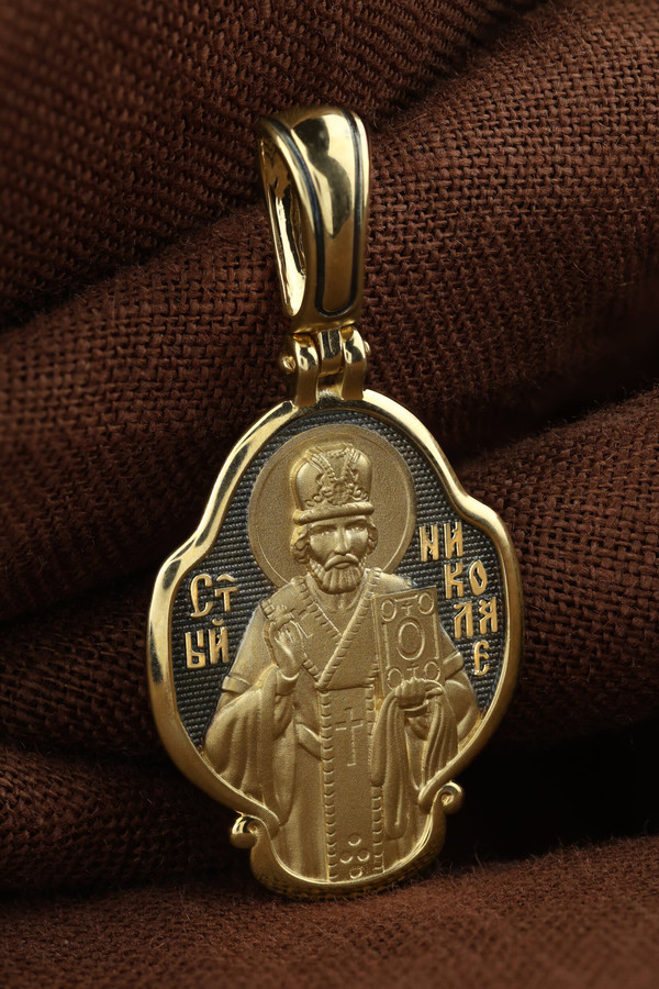 Образок из лимонного золота