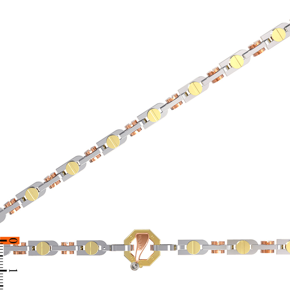 Цепь из белого золота