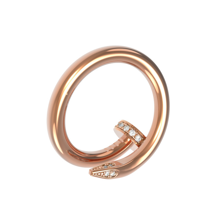 Кольцо из золота c бриллиантами