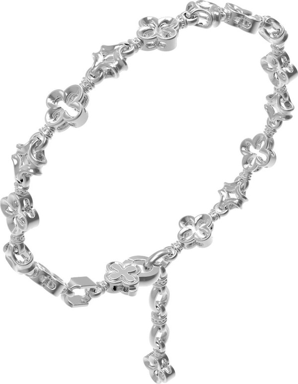 Браслет из белого золота