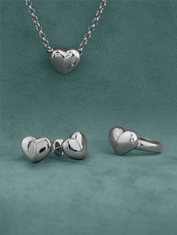 Серьги из белого золота