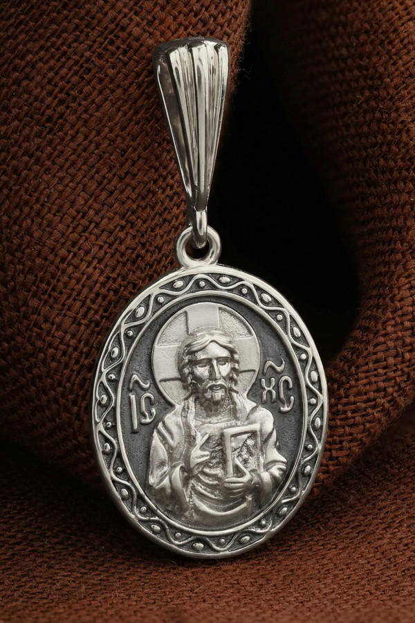 Образок из белого золота