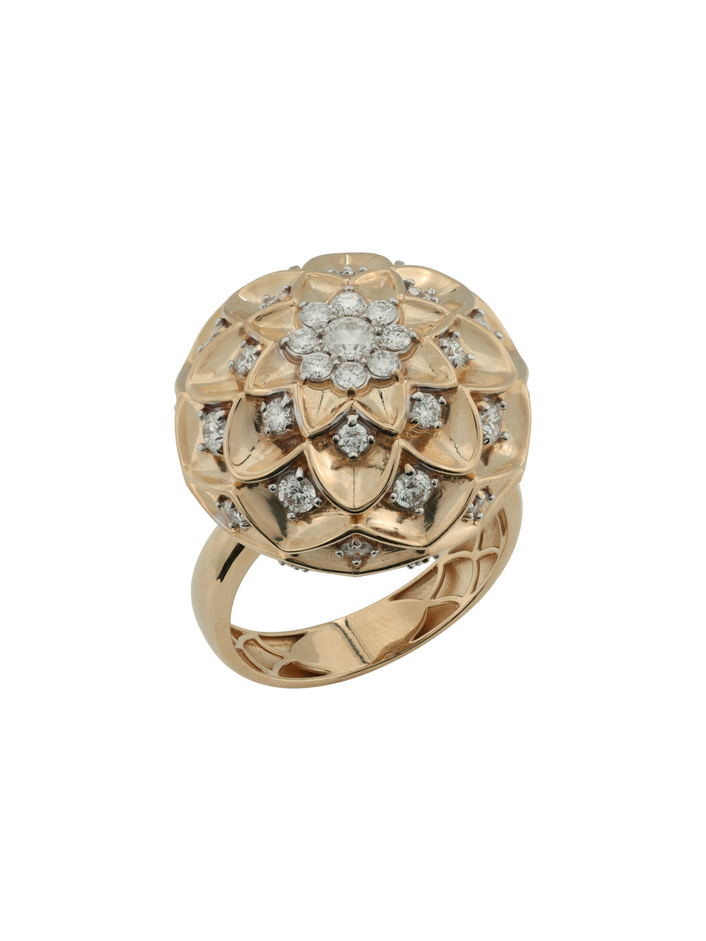 Кольцо из золота c бриллиантами