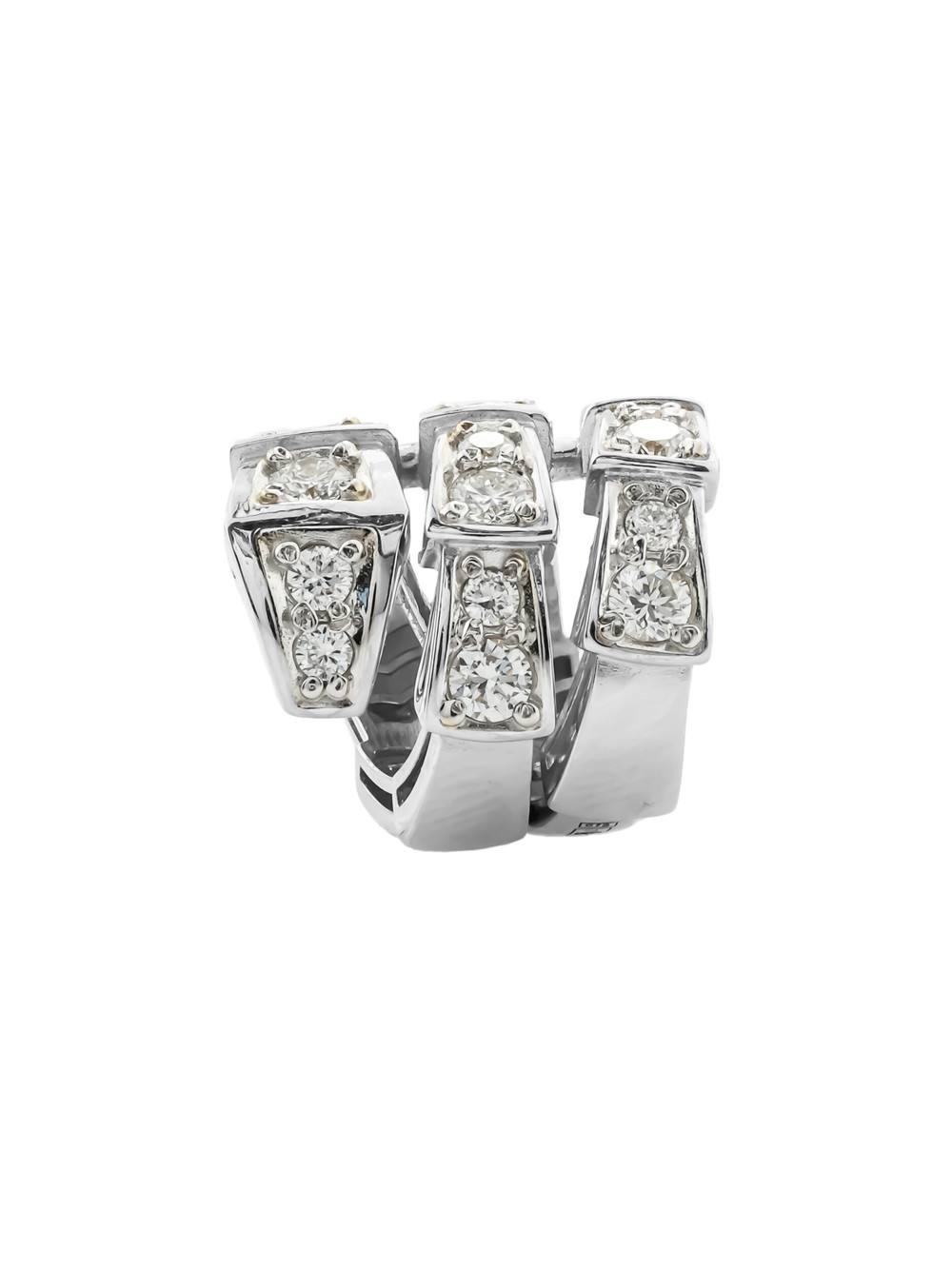 Подвеска из белого золота c бриллиантами