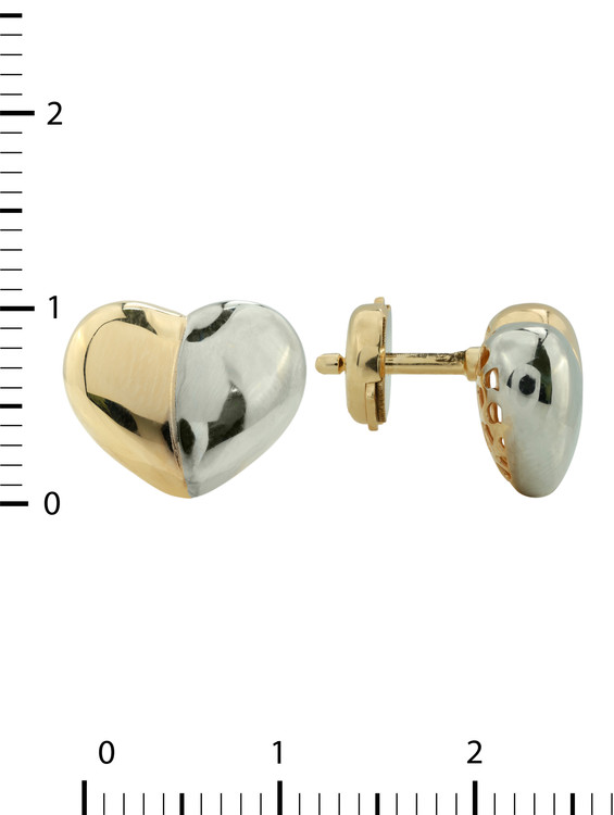 Серьги из лимонного золота