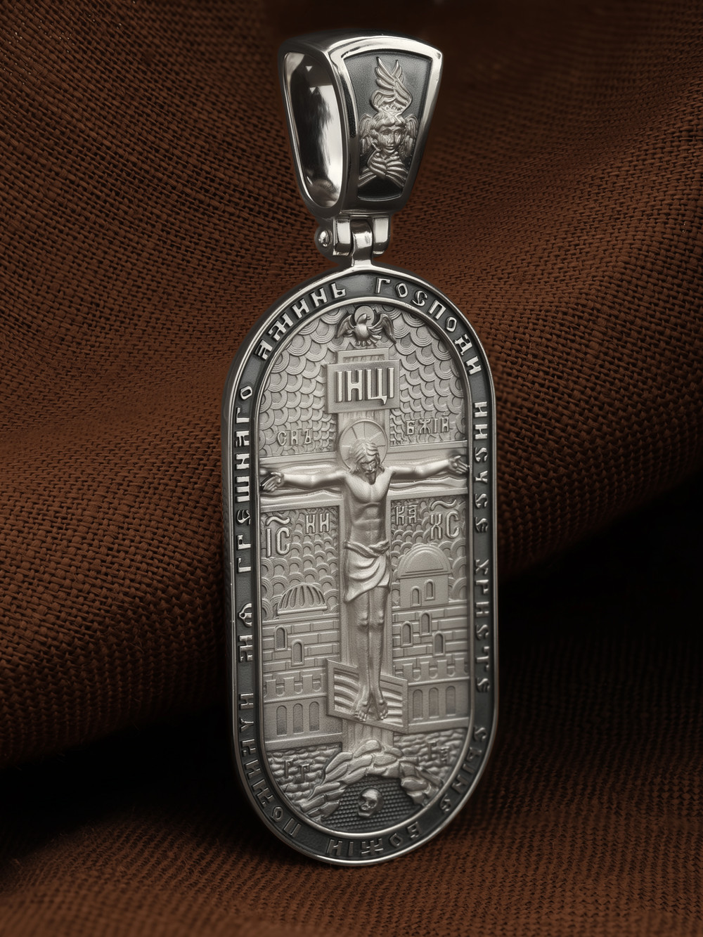 Образок из белого золота