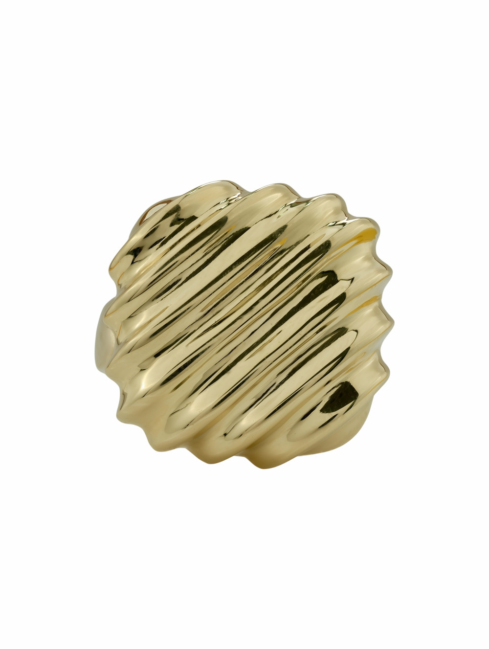 Кольцо из лимонного золота