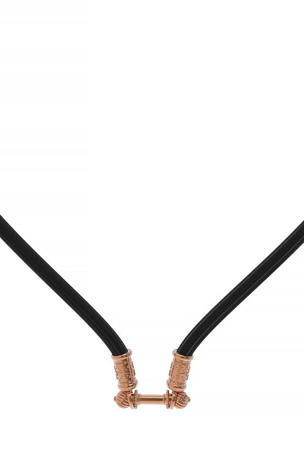 Шнурок шёлковый из золота c шёлковым шнурком