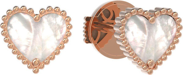 Серьги из золота c перламутром