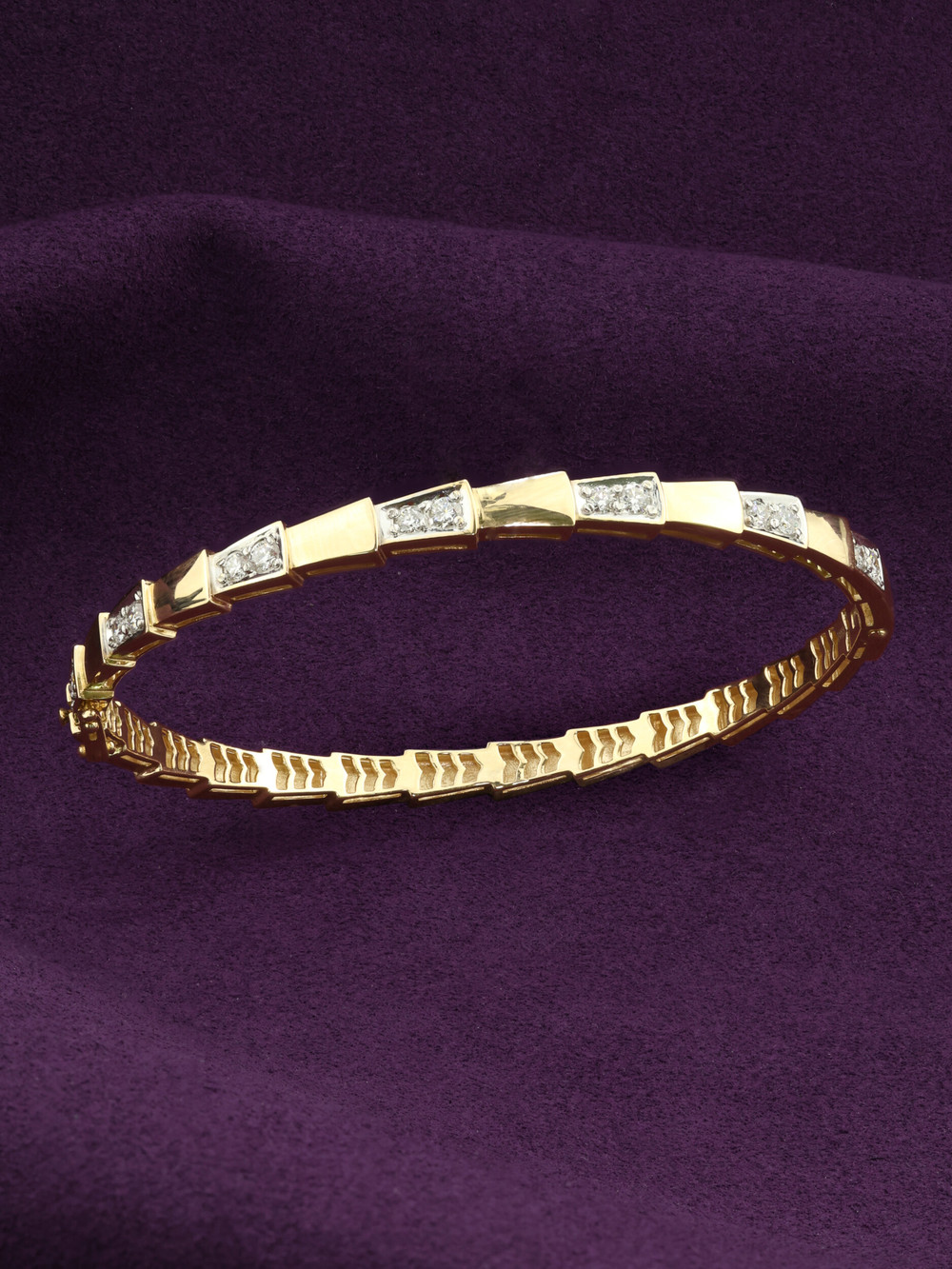 Браслет из лимонного золота c бриллиантами