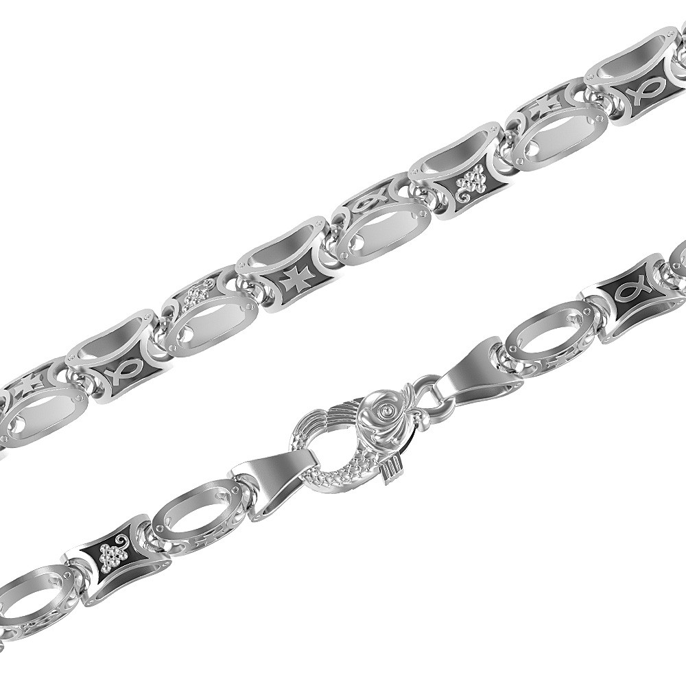 Браслет из белого золота