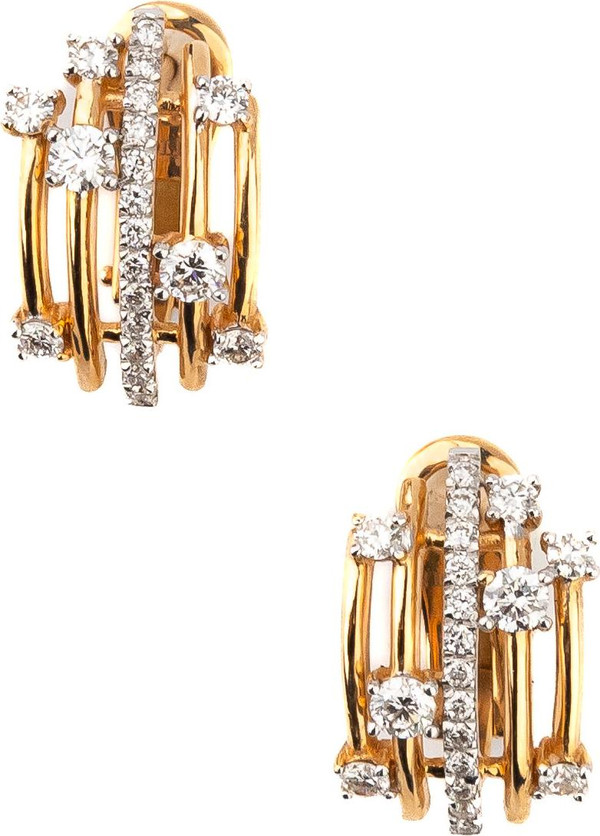 Серьги из золота c бриллиантами