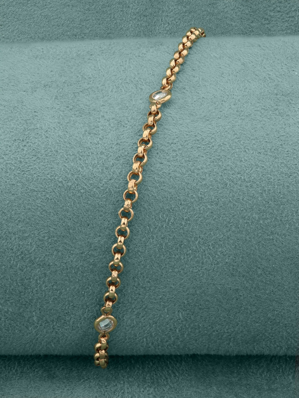 Браслет из золота c фианитом