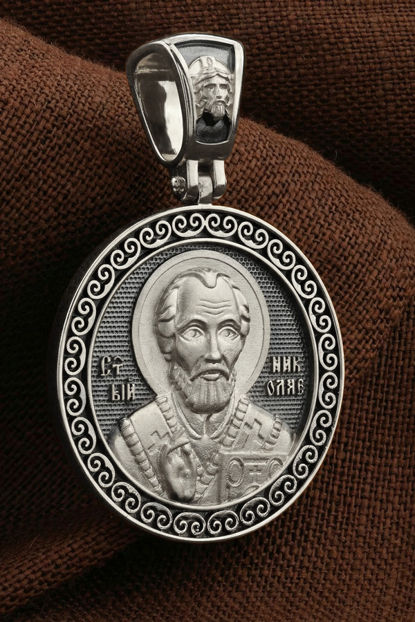 Образок из белого золота