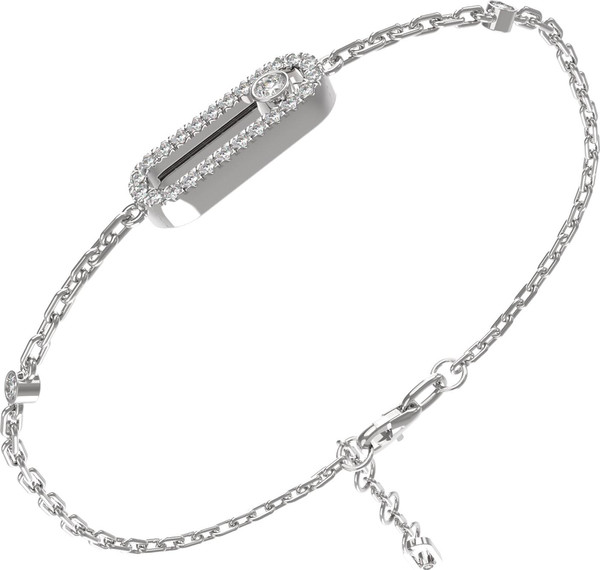 Браслет из белого золота c бриллиантами