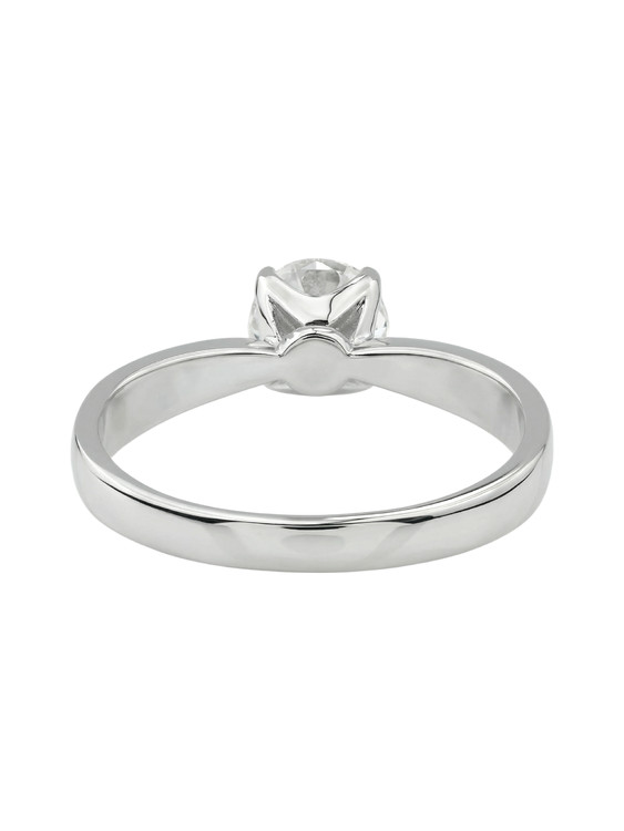 Кольцо из белого золота c бриллиантами