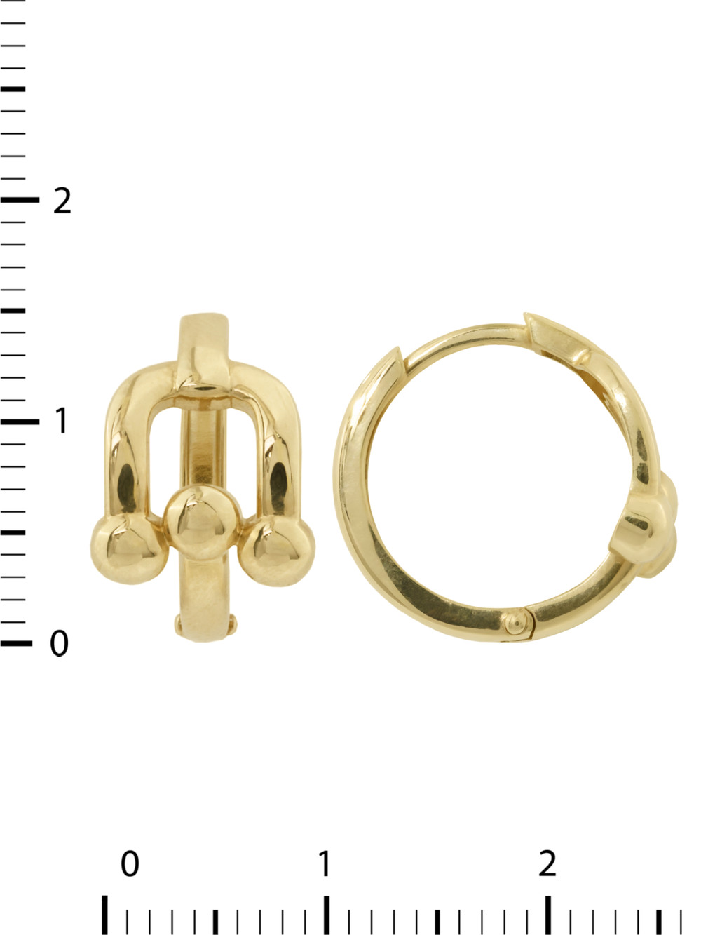 Серьги из лимонного золота