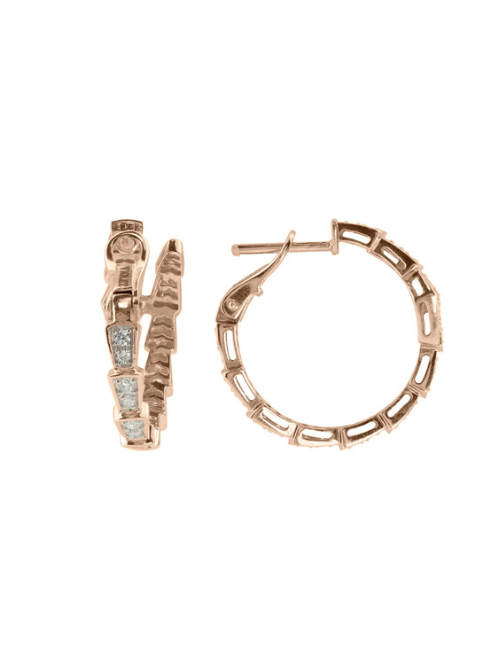 Серьги из золота c бриллиантами