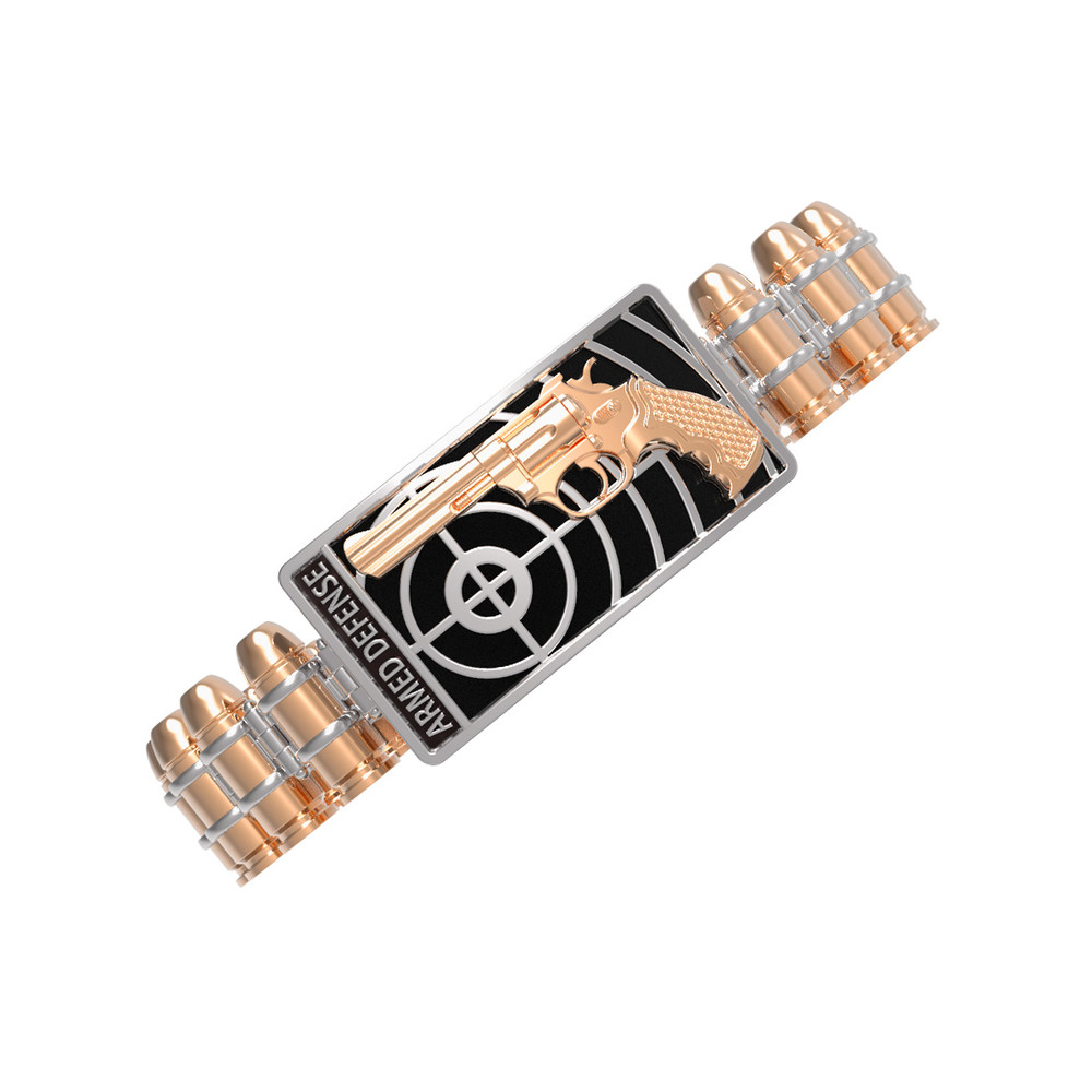 Браслет из золота c ониксом