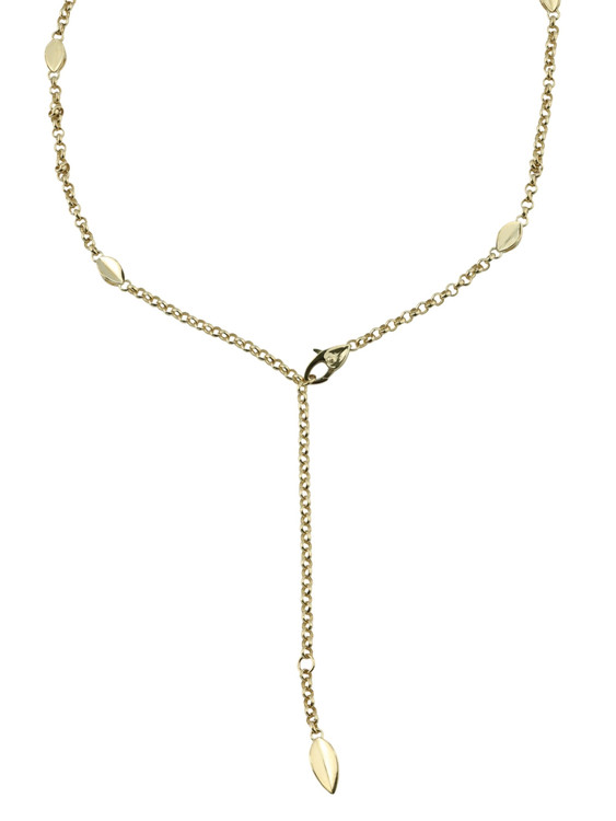 Колье из лимонного золота