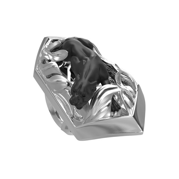 Кольцо из белого золота