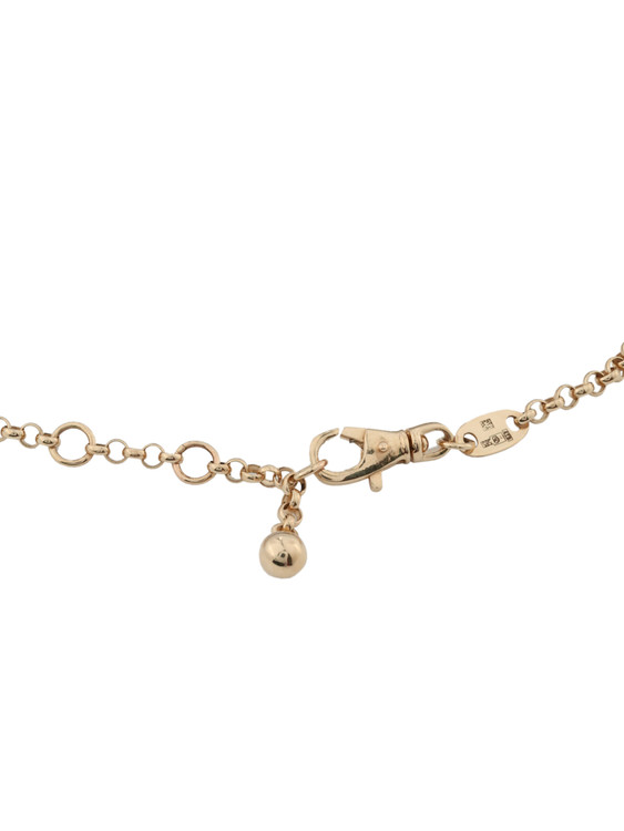 Браслет из золота c бриллиантами, ониксом и перламутром