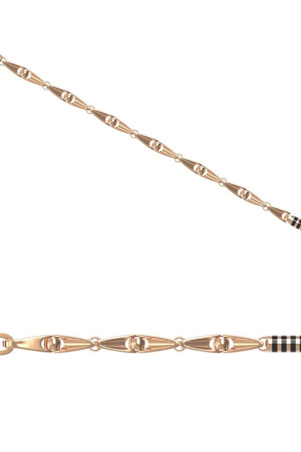 Цепь из золота c эмалью