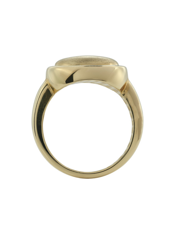 Кольцо из лимонного золота