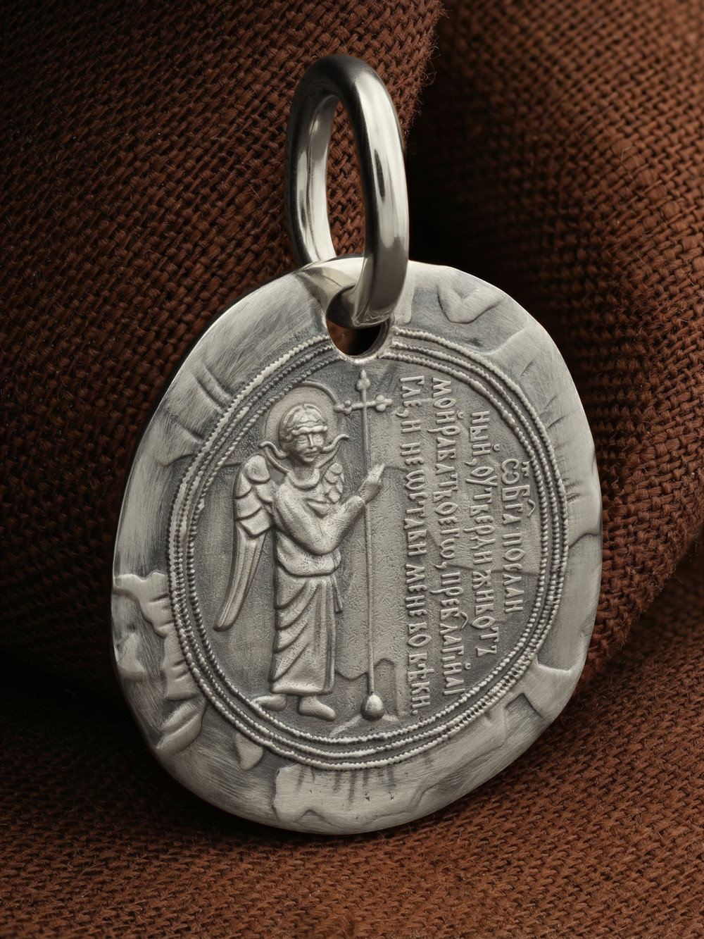 Образок из белого золота