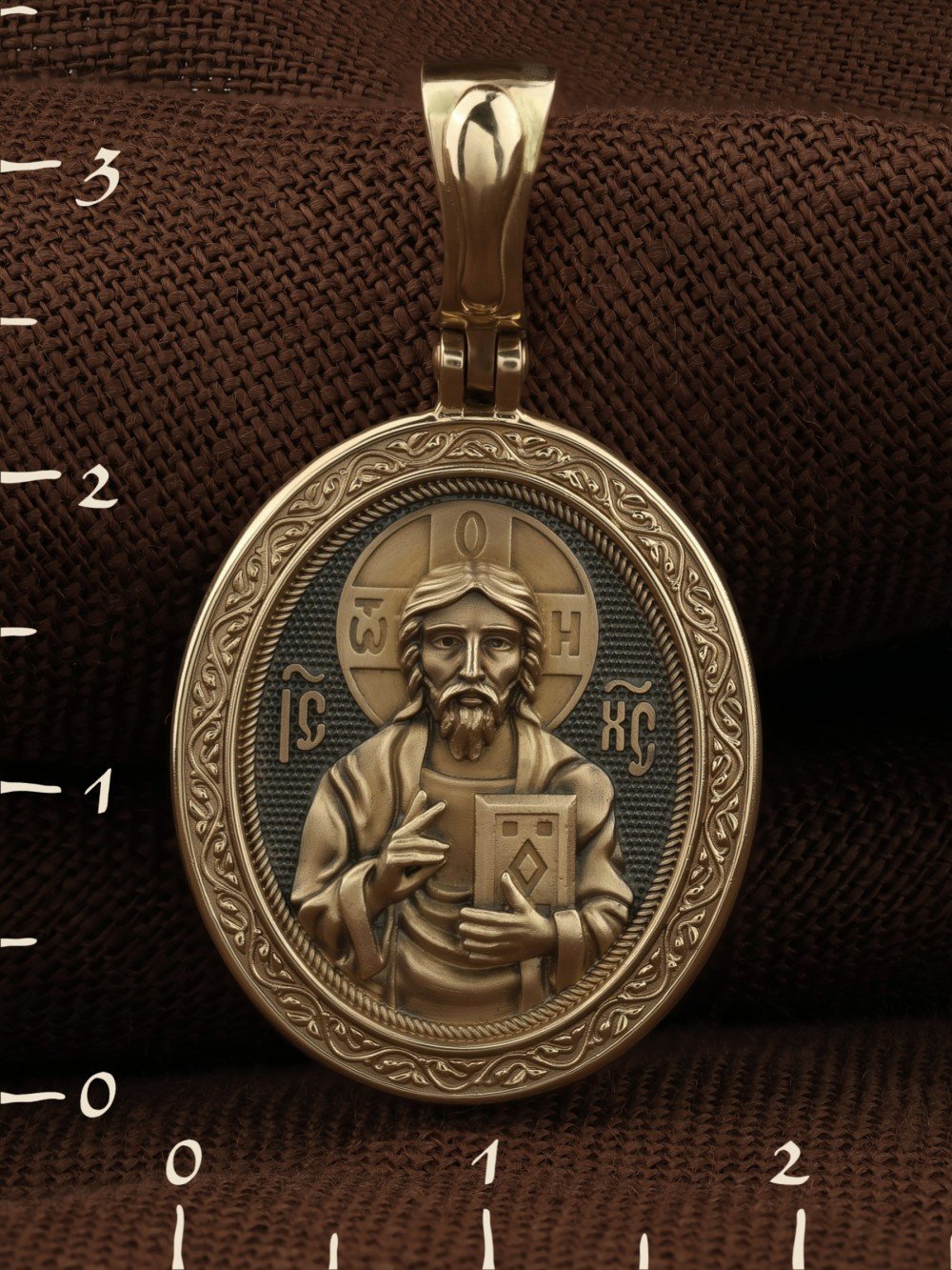 Образок из лимонного золота