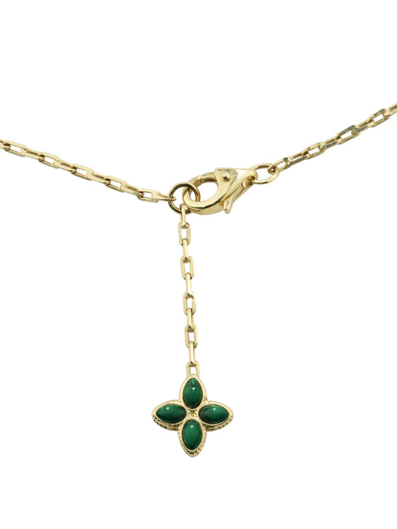 Браслет из лимонного золота c бриллиантами и малахитом