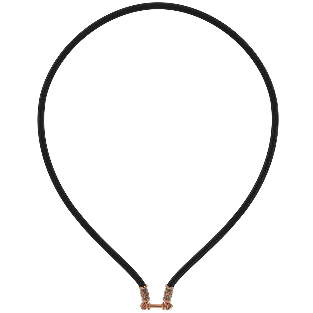 Шнурок шёлковый из золота c шёлковым шнурком