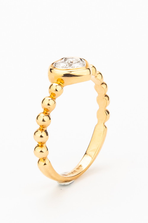 Кольцо из золота c бриллиантами