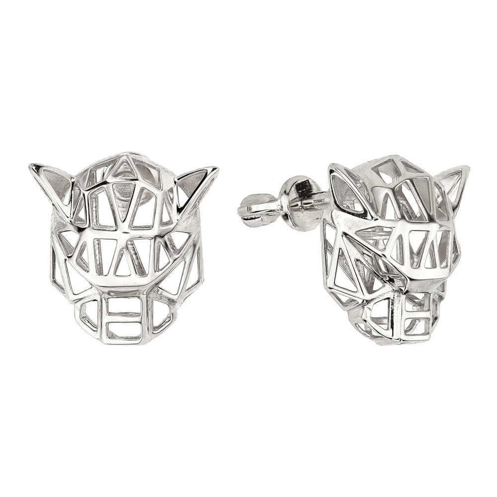 Серьги из белого золота