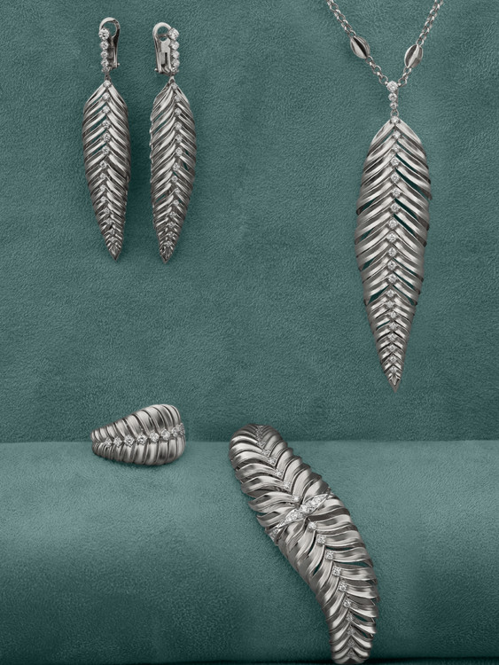 Браслет из белого золота c бриллиантами