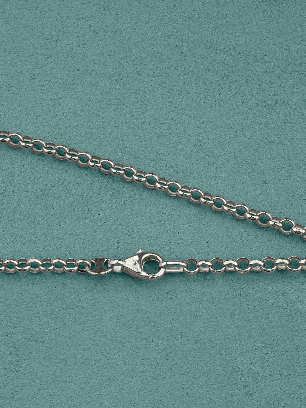 Цепь из белого золота