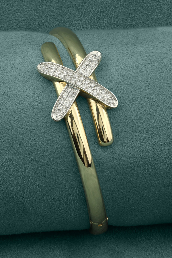 Браслет из лимонного золота c бриллиантами