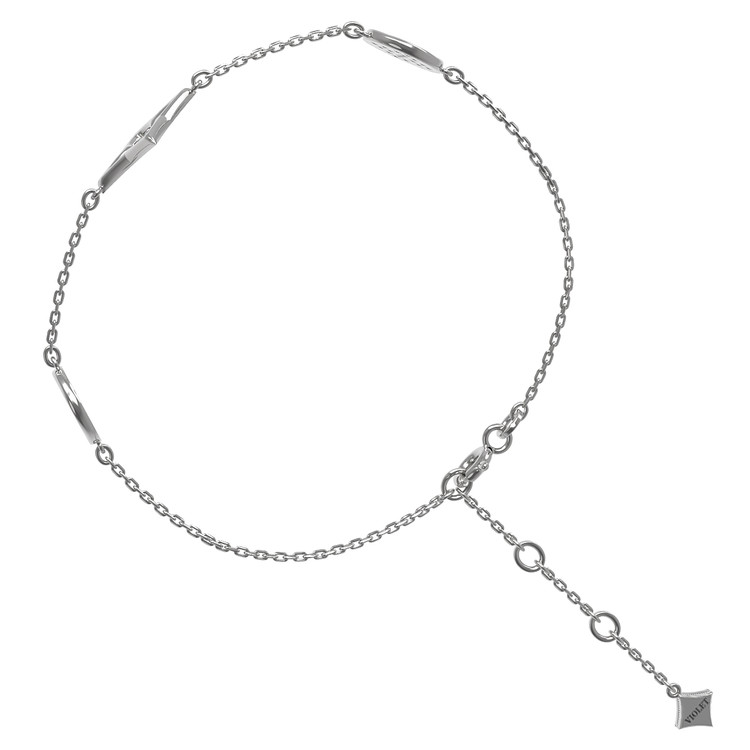 Браслет из белого золота c бриллиантами