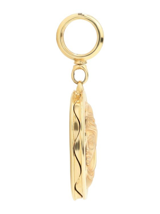 Подвеска из лимонного золота c лазуритом