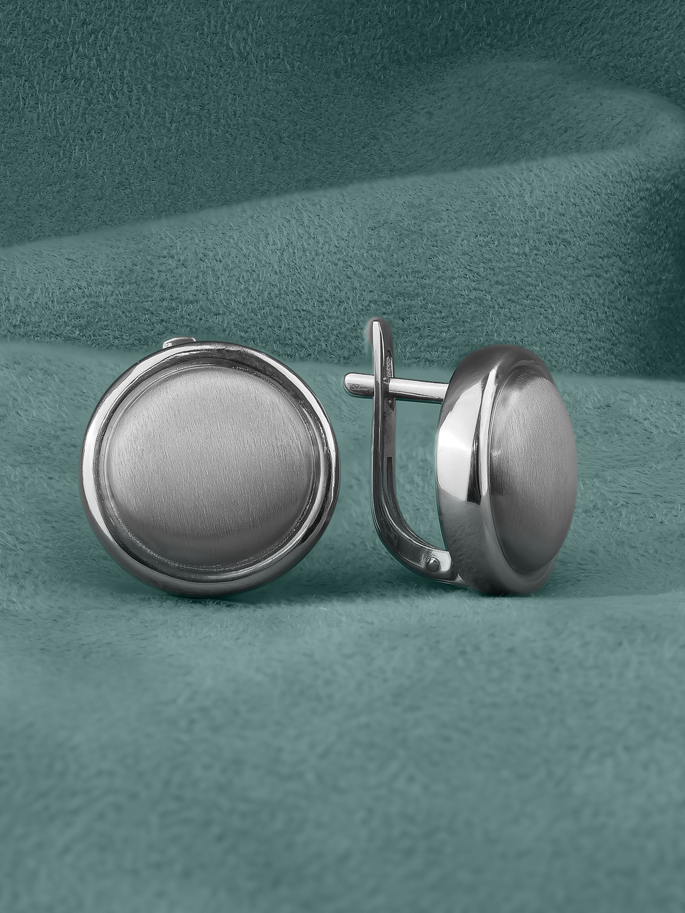 Серьги из белого золота